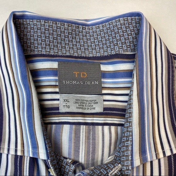 THOMAS DEAN XXL CASUAL BUTTON DOWN - Picture 2 of 3